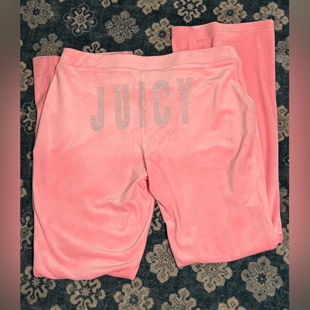 Y2k juicy couture pink velour